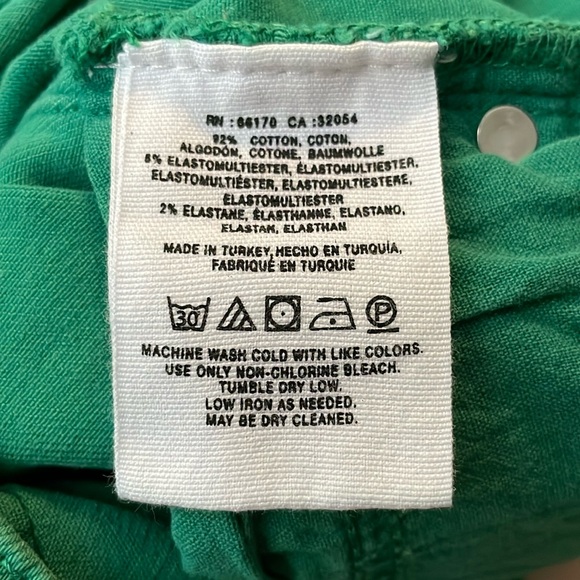 Green stretchy jeans by Pilcro and the Letterpress (Anthropologie) - Picture 2 of 4